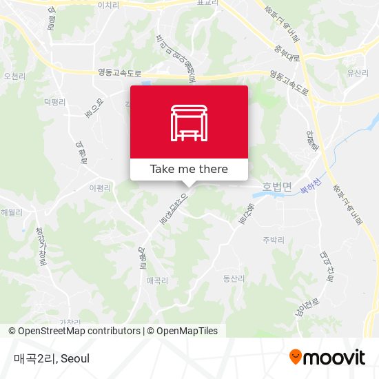 매곡2리 map