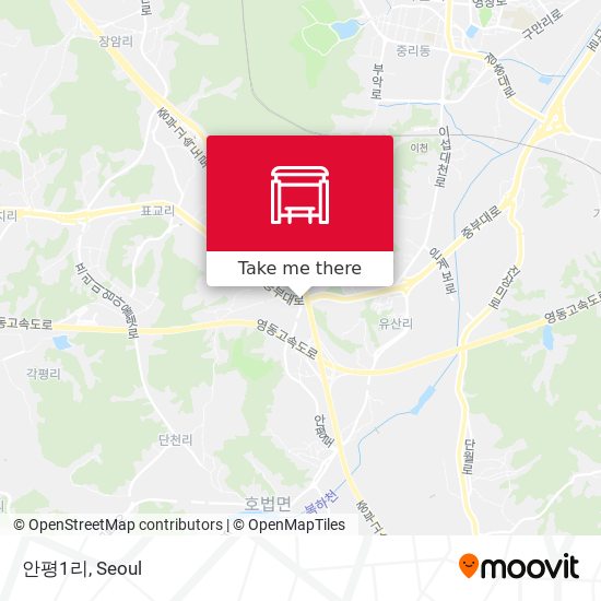 안평1리 map