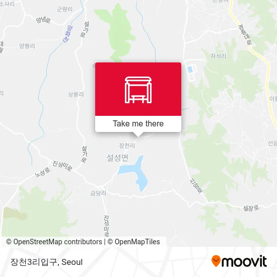 장천3리입구 map