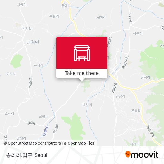 송라리.입구 map