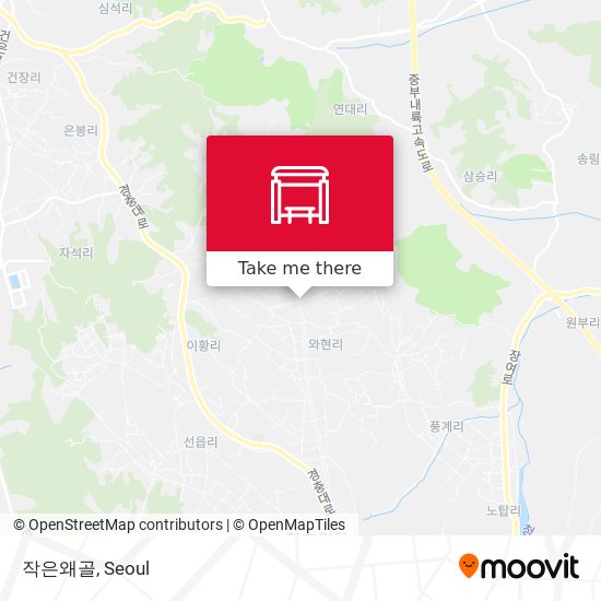 작은왜골 map