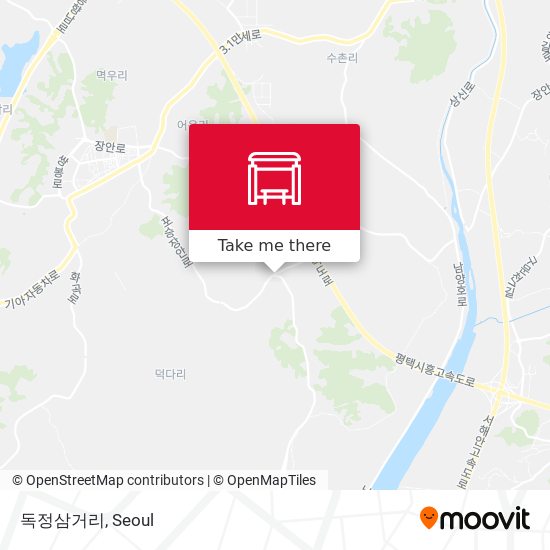 독정삼거리 map