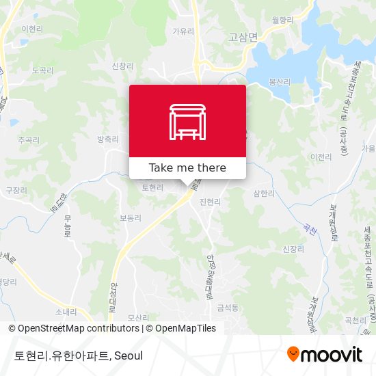 토현리.유한아파트 map
