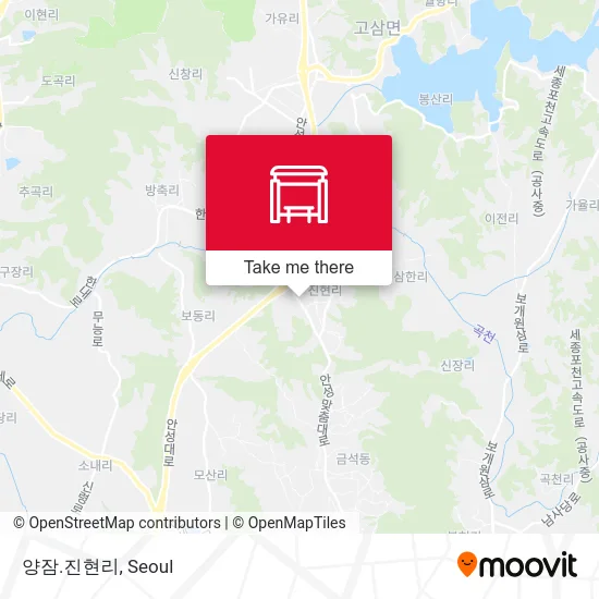 양잠.진현리 map