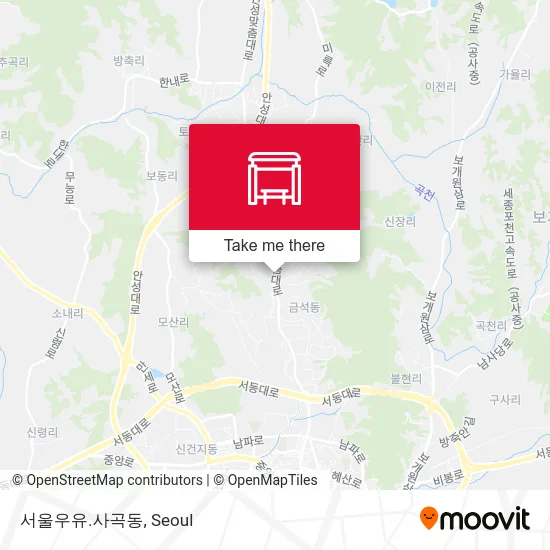 서울우유.사곡동 map