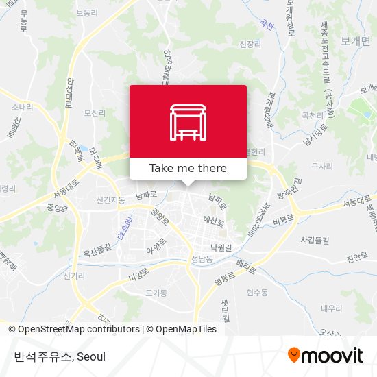 반석주유소 map