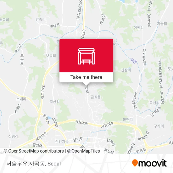 서울우유.사곡동 map