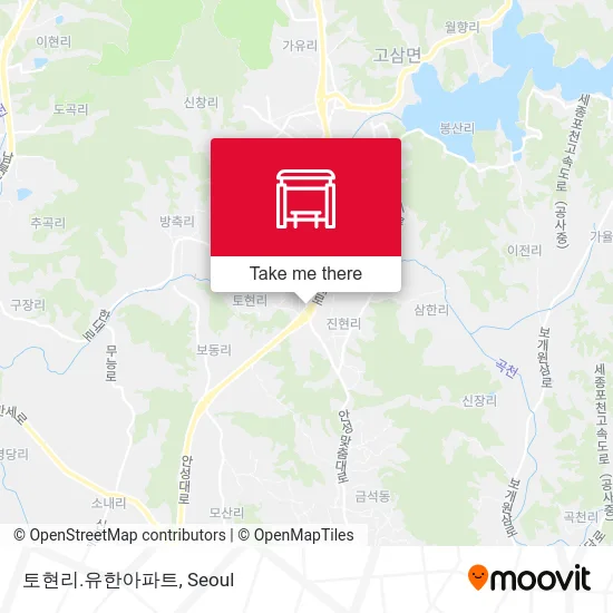 토현리.유한아파트 map