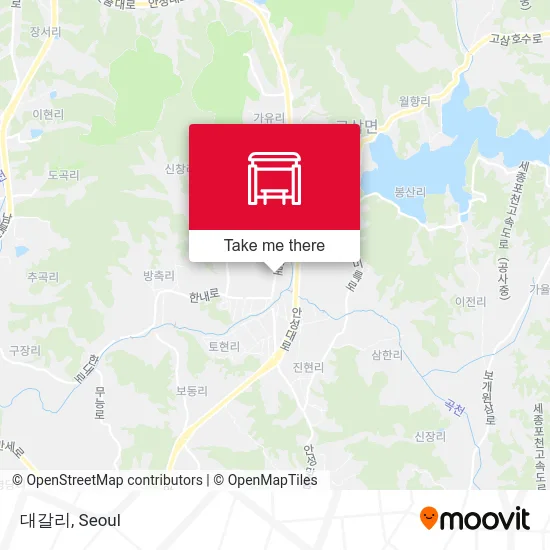 대갈리 map