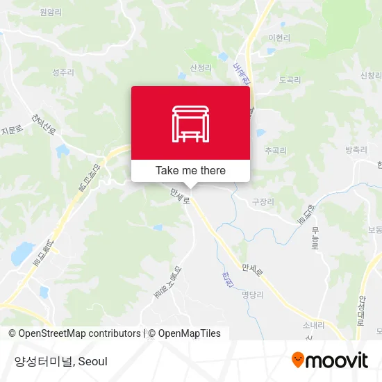 양성터미널 map