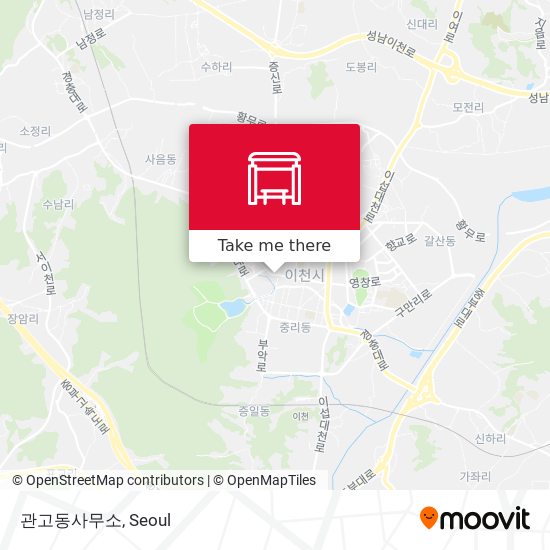 관고동사무소 map