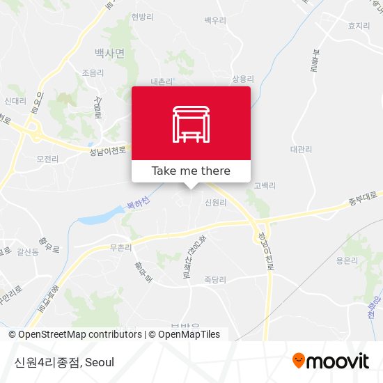 신원4리종점 map