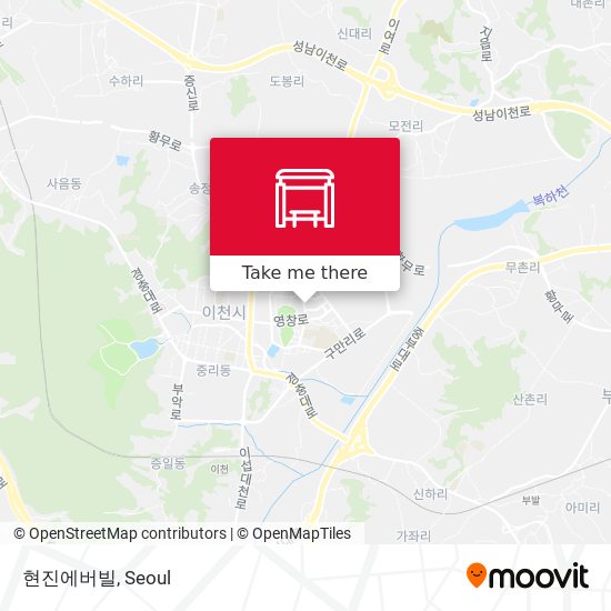 현진에버빌 map