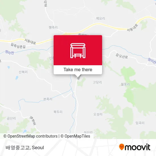 배영중고교 map