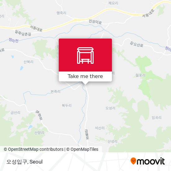 오성입구 map
