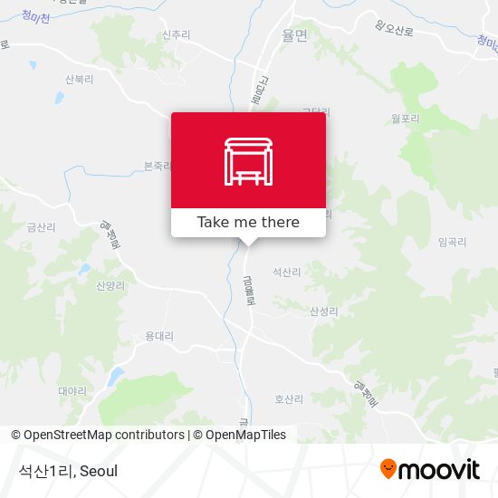 석산1리 map