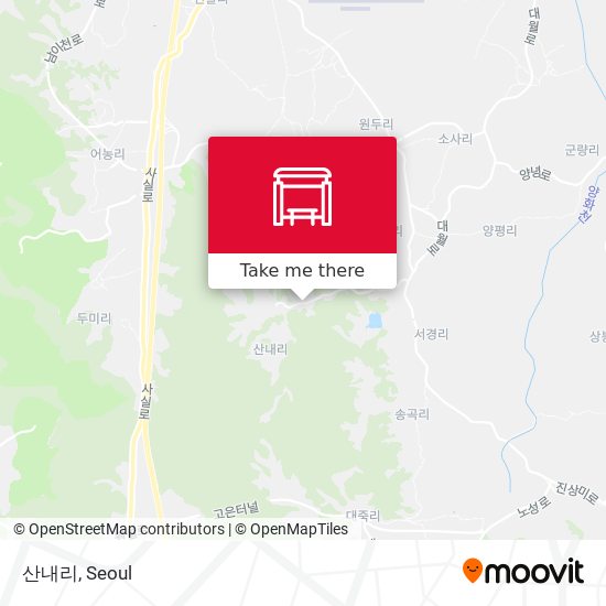 산내리 map