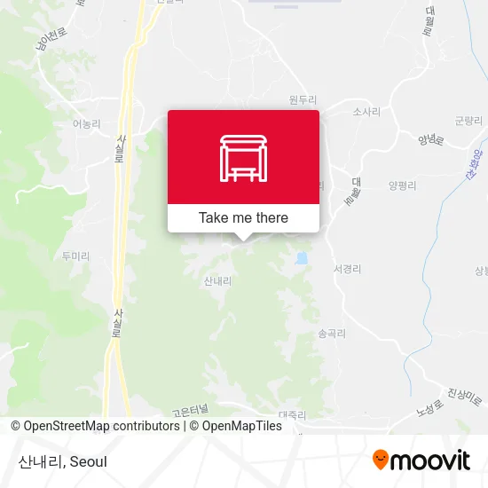 산내리 map