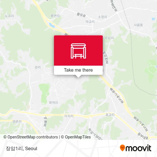 장암1리 map