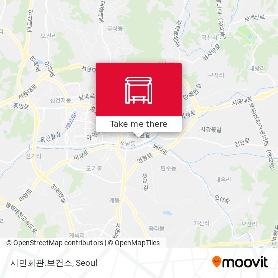 시민회관.보건소 map