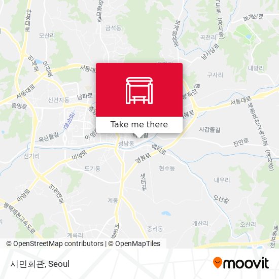 시민회관 map