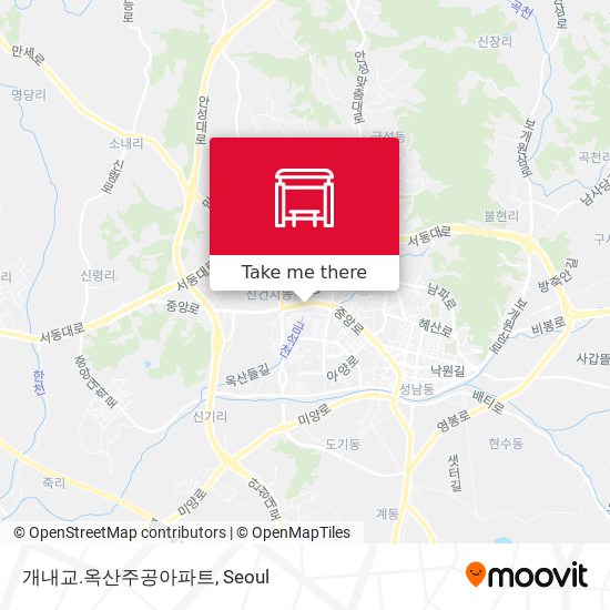 개내교.옥산주공아파트 map