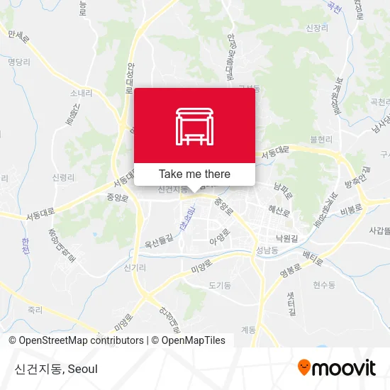 신건지동 map