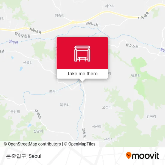 본죽입구 map