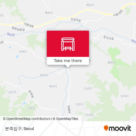 본죽입구 map