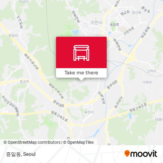 증일동 map