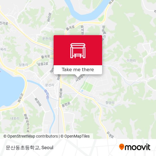 문산동초등학교 map