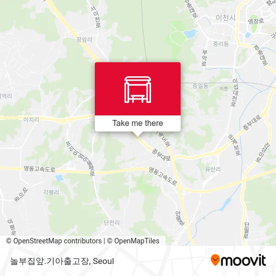 놀부집앞.기아출고장 map
