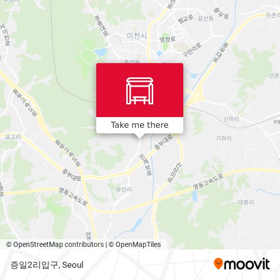 증일2리입구 map