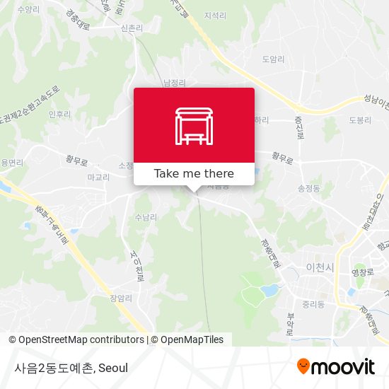 사음2동도예촌 map