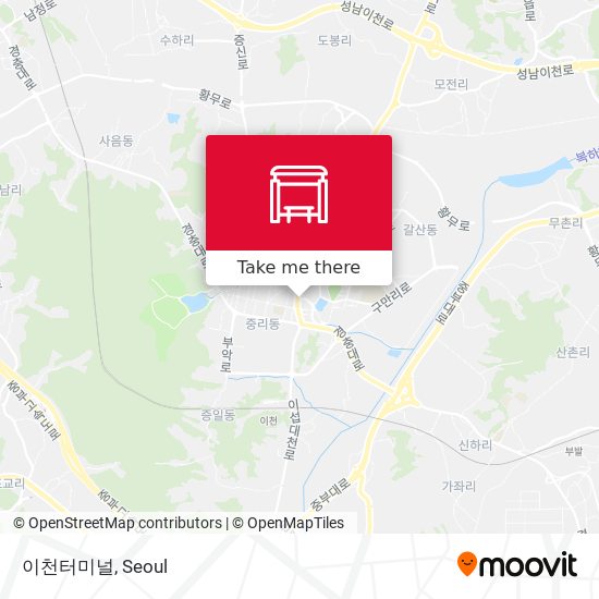 이천터미널 map