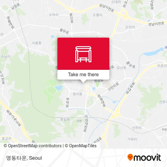 명동타운 map
