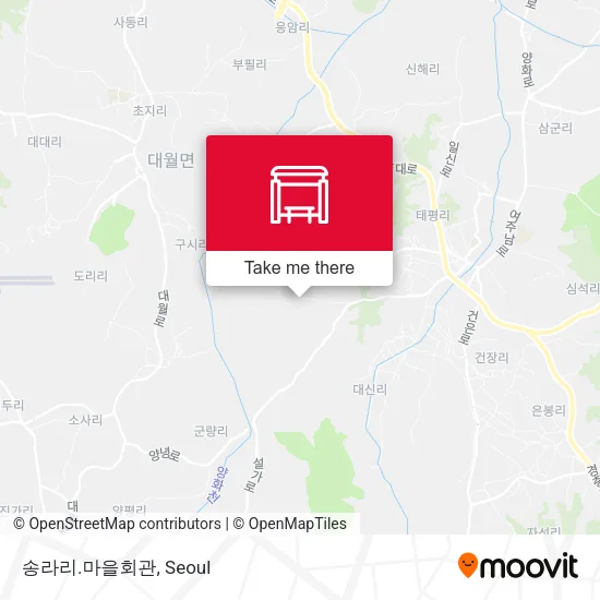 송라리.마을회관 map