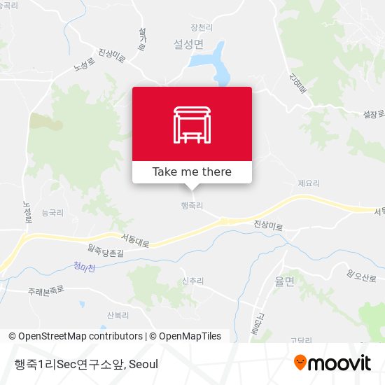 행죽1리Sec연구소앞 map