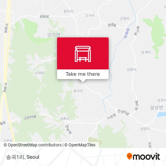 송곡1리 map