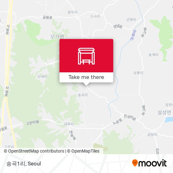 송곡1리 map