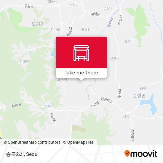 송곡2리 map