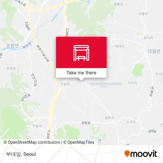부대앞 map