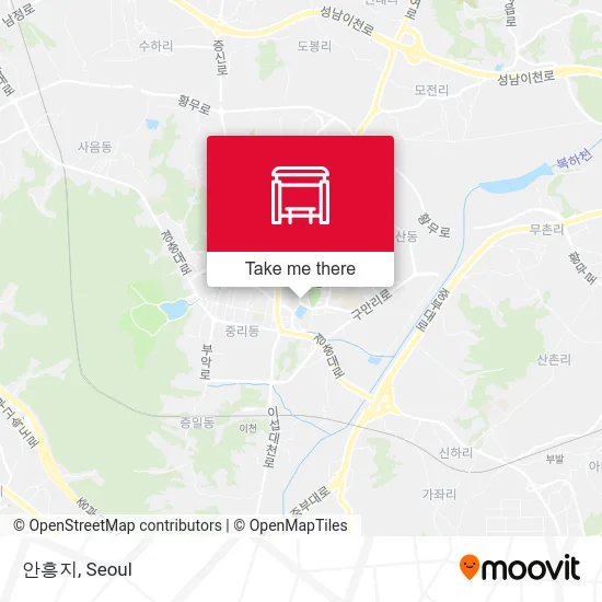 안흥지 map