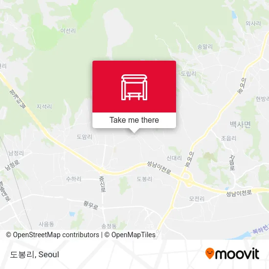 도봉리 map