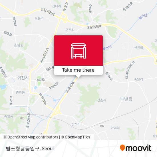 별표형광등입구 map