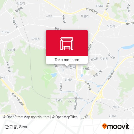 관고동 map