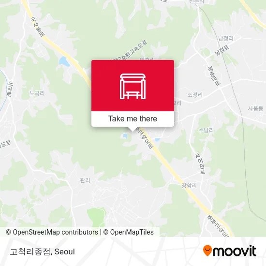 고척리종점 map