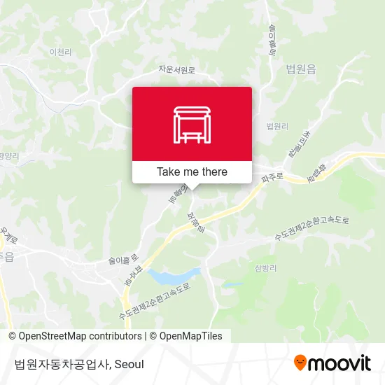 법원자동차공업사 map