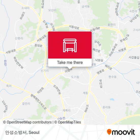 안성소방서 map