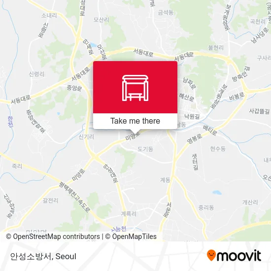 안성소방서 map
